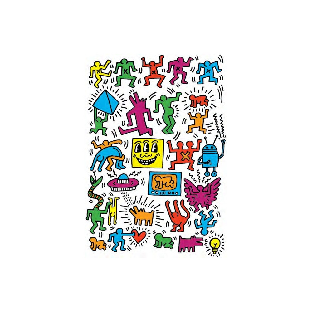 keith haring collage